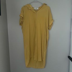 Yellow Collard Dress